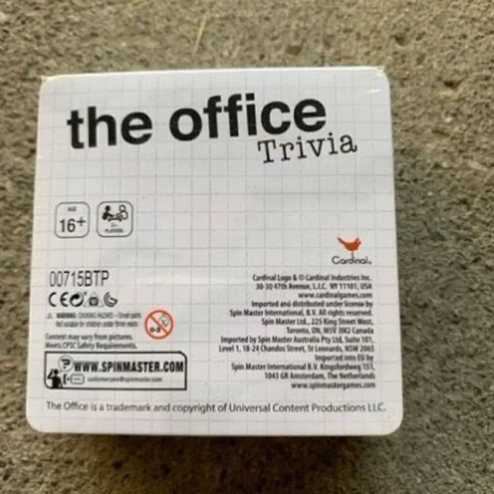 The Office Trivia Game Multiple Choice Question Card Pack *New*